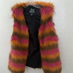 Winter multi color vest